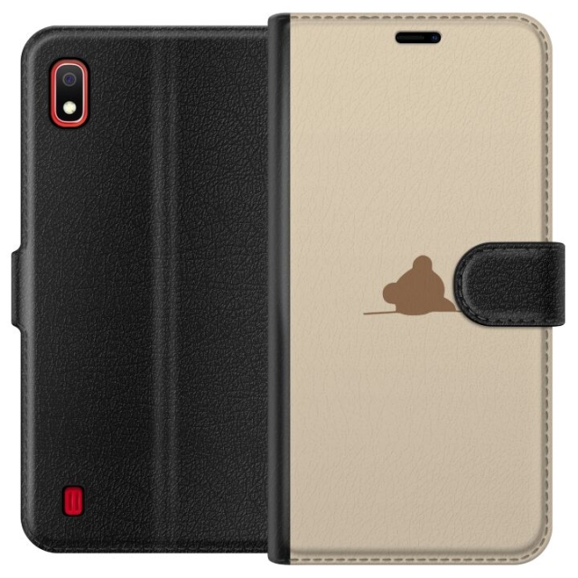 Wallet case for Samsung Galaxy A10 with Nalle design