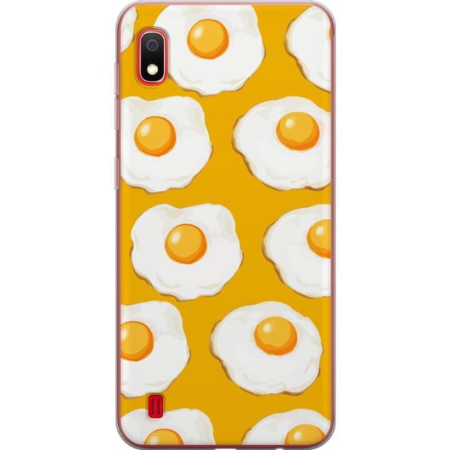 Mobile case for Samsung Galaxy A10 with Fried egg design