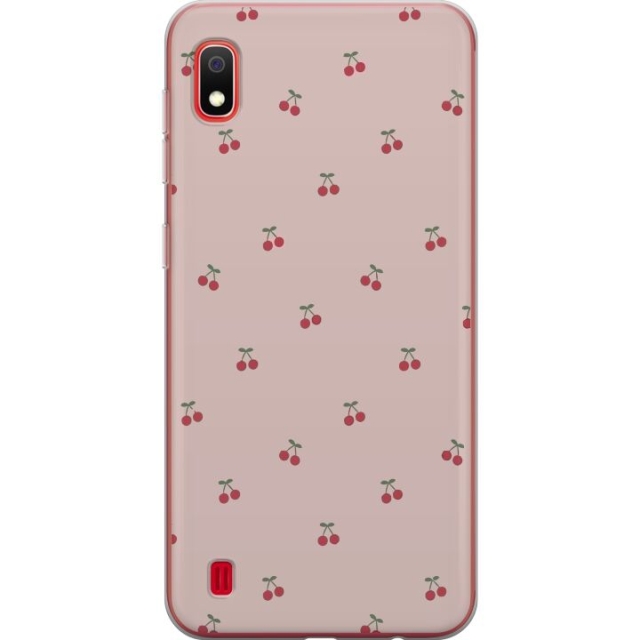 Mobile case for Samsung Galaxy A10 with Cherry design