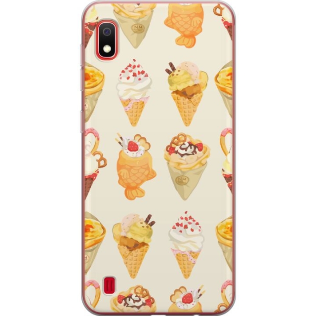 Mobile case for Samsung Galaxy A10 with Glassy design