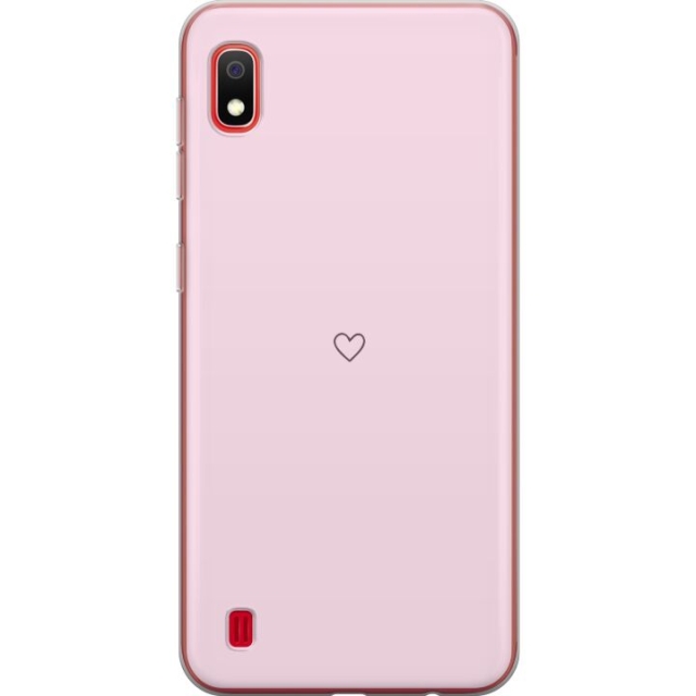 Mobile case for Samsung Galaxy A10 with Heart design