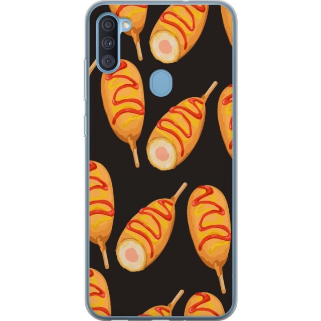 Mobile case for Samsung Galaxy A11 with Chicken drumstick design