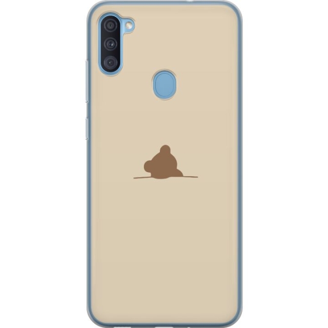 Mobile case for Samsung Galaxy A11 with Nalle design