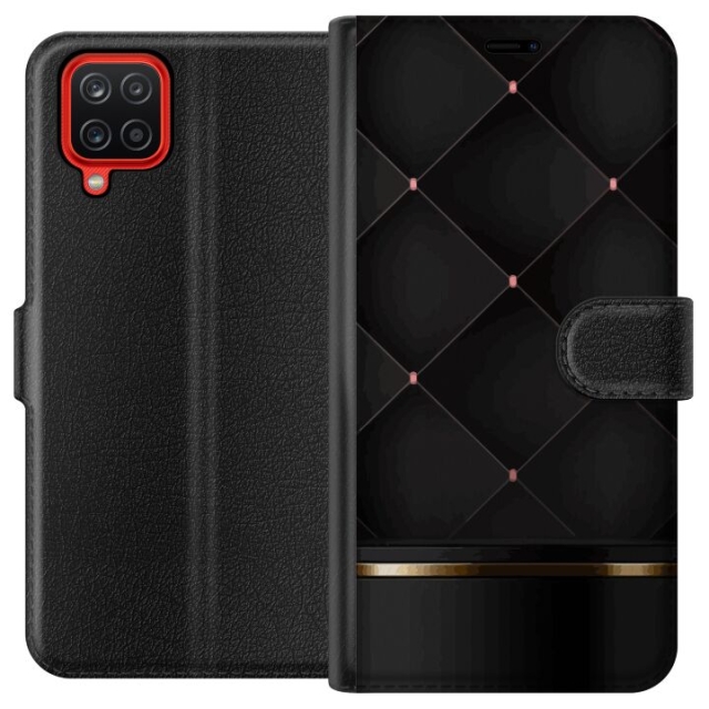 Wallet case for Samsung Galaxy A12 with Luxury line design