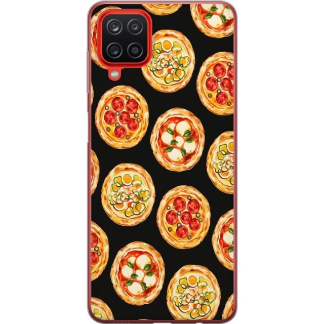 Mobile case for Samsung Galaxy A12 with Pizza design