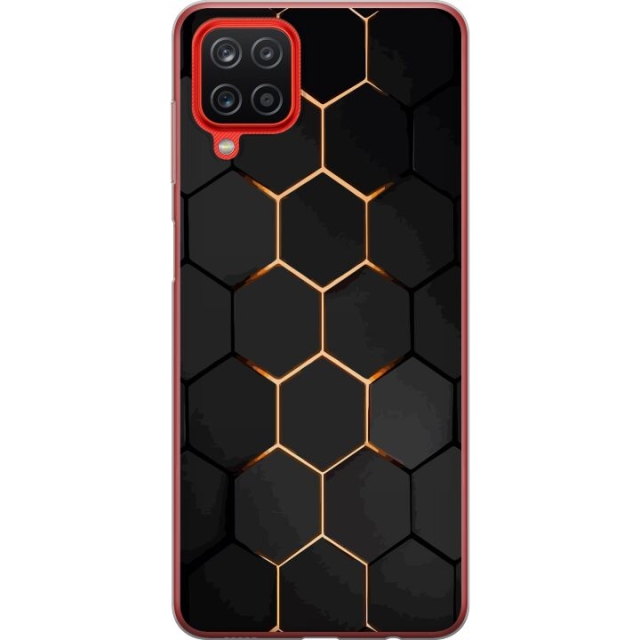 Mobile case for Samsung Galaxy A12 with Luxurious Pattern design