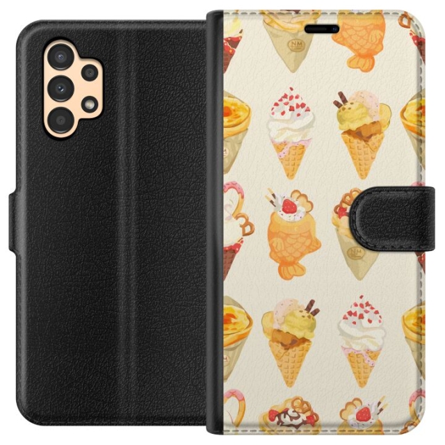 Wallet case for Samsung Galaxy A13 with Glassy design