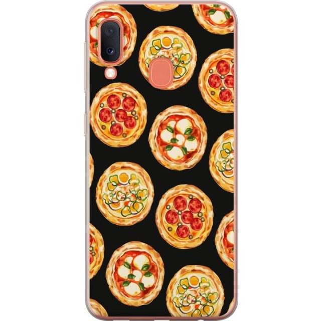 Mobile case for Samsung Galaxy A20e with Pizza design