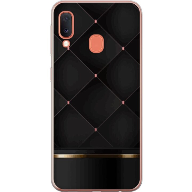 Mobile case for Samsung Galaxy A20e with Luxury line design
