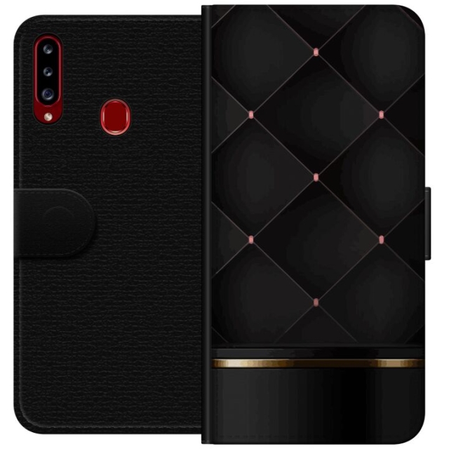Wallet case for Samsung Galaxy A20s with Luxury line design