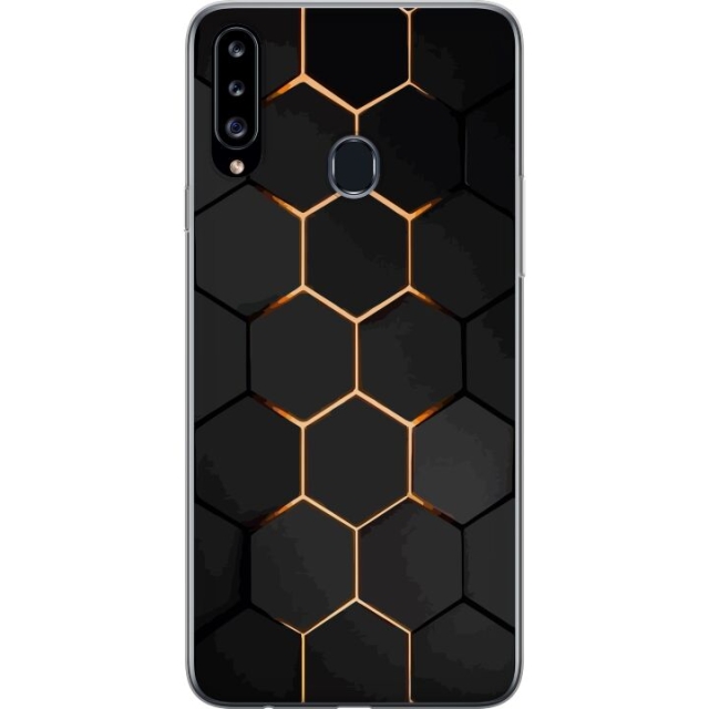 Mobile case for Samsung Galaxy A20s with Luxurious Pattern design