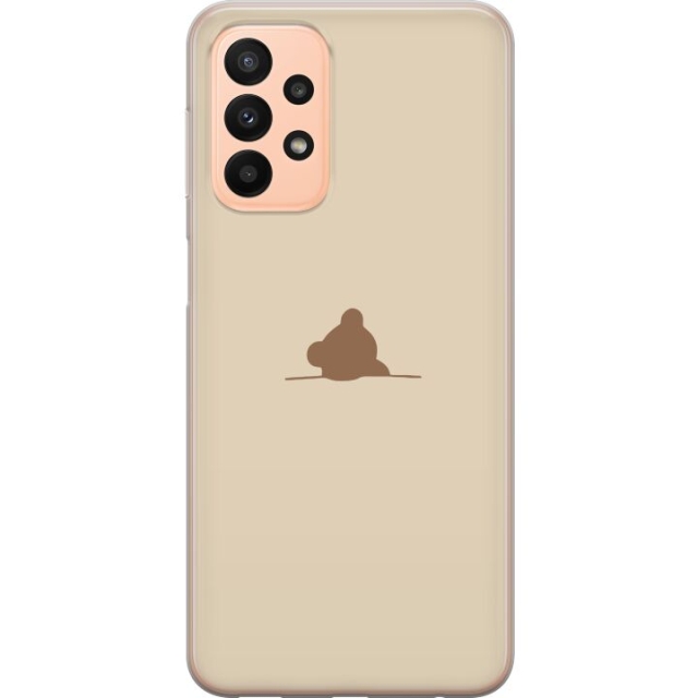 Mobile case for Samsung Galaxy A23 with Nalle design