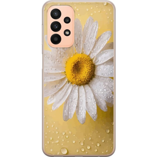 Mobile case for Samsung Galaxy A23 5G with Porslinsblomma design