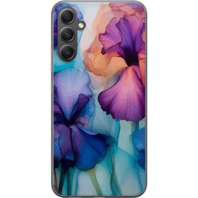 Mobile case for Samsung Galaxy A25 with Magical flowers design