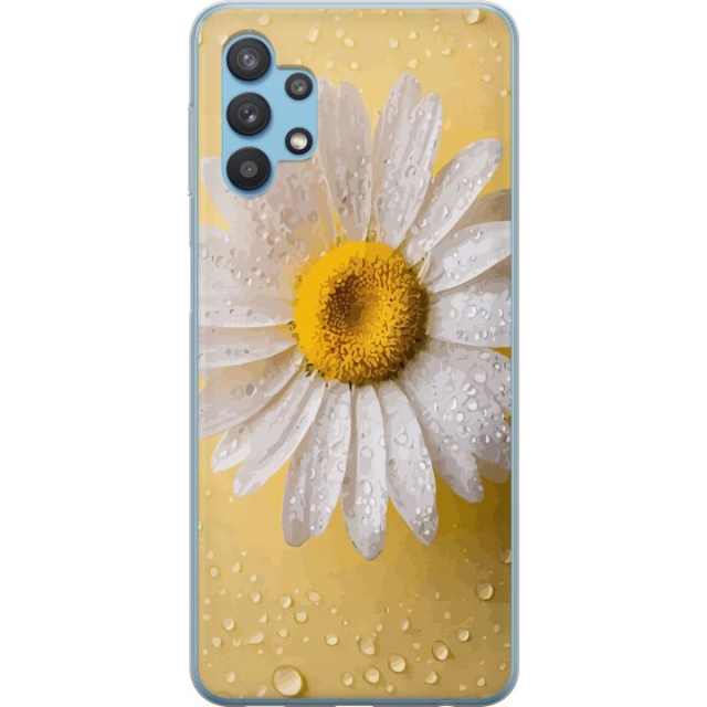 Mobile case for Samsung Galaxy A32 5G with Porslinsblomma design