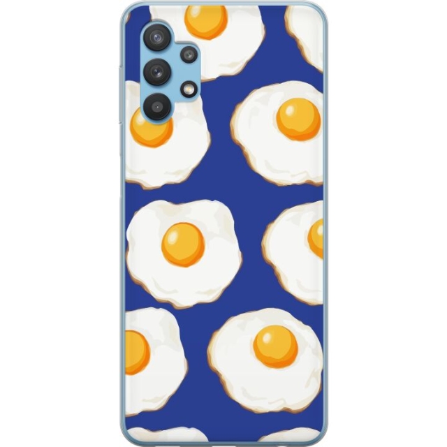 Mobile case for Samsung Galaxy A32 5G with Fried eggs design