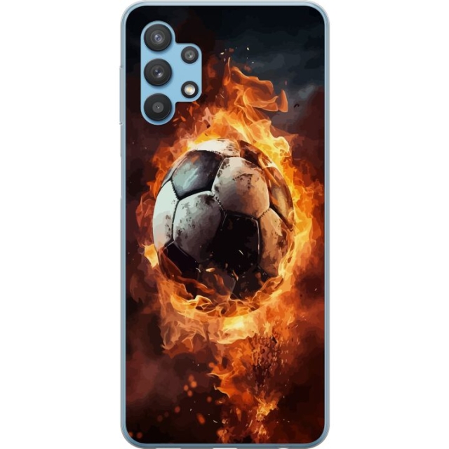 Mobile case for Samsung Galaxy A32 5G with Football design
