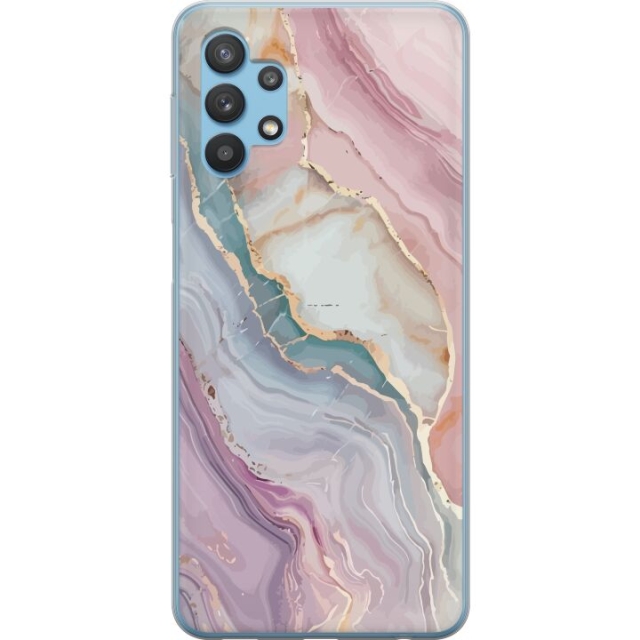 Mobile case for Samsung Galaxy A32 5G with Marble design