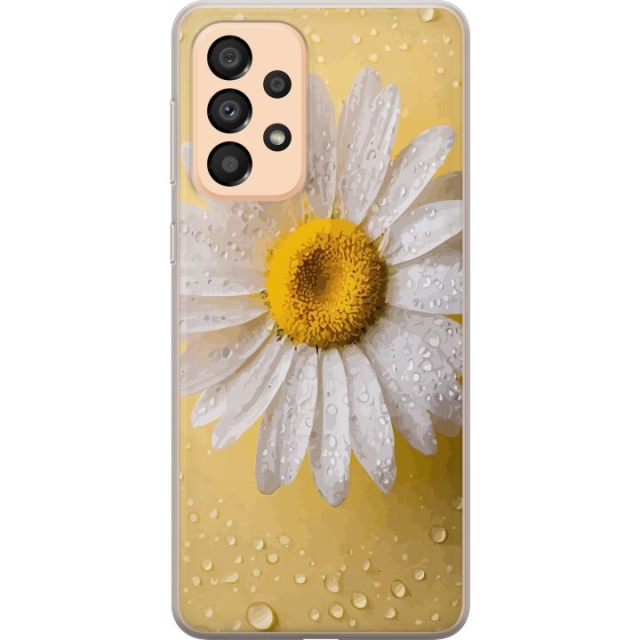 Mobile case for Samsung Galaxy A33 5G with Porslinsblomma design