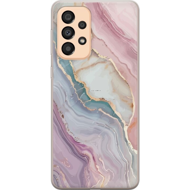 Mobile case for Samsung Galaxy A33 5G with Marble design