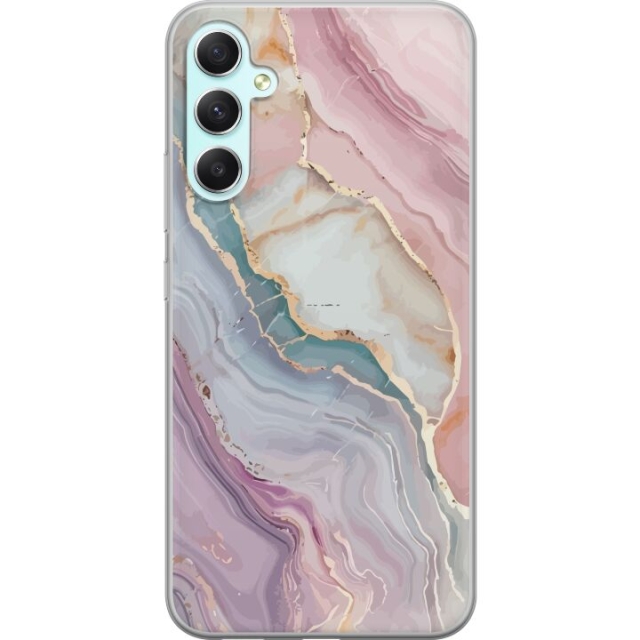 Mobile case for Samsung Galaxy A34 with Marble design