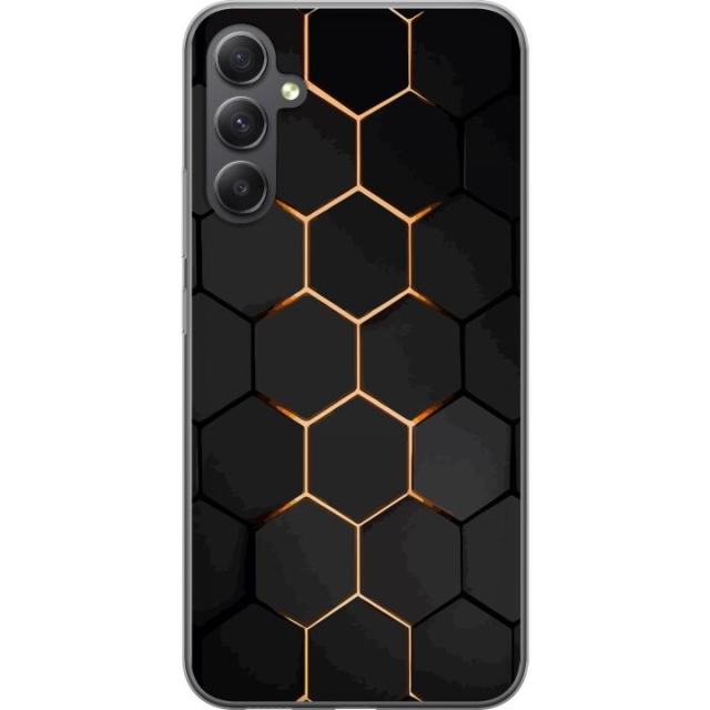 Mobile case for Samsung Galaxy A35 with Luxurious Pattern design