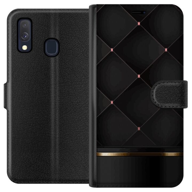 Wallet case for Samsung Galaxy A40 with Luxury line design