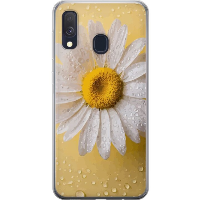 Mobile case for Samsung Galaxy A40 with Porslinsblomma design