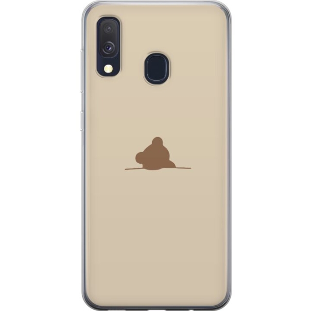 Mobile case for Samsung Galaxy A40 with Nalle design