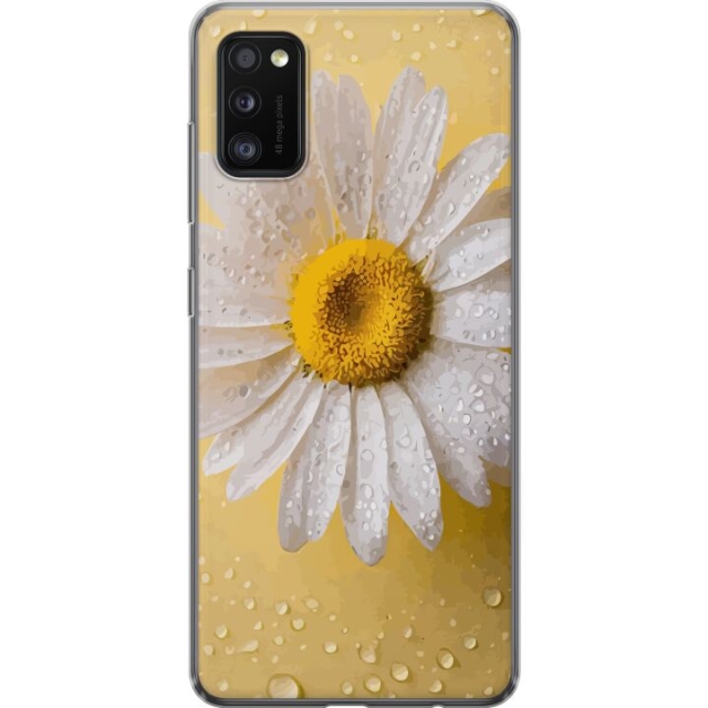 Mobile case for Samsung Galaxy A41 with Porslinsblomma design