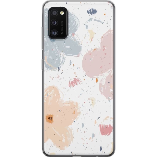 Mobile case for Samsung Galaxy A41 with Flowers design