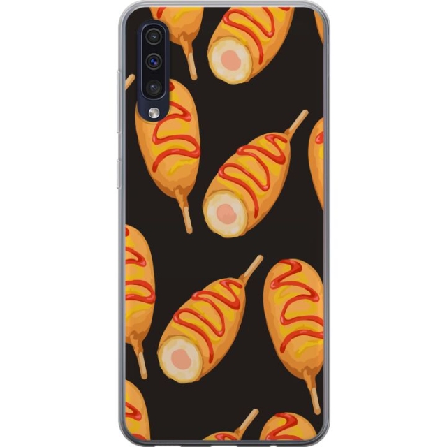 Mobile case for Samsung Galaxy A50 with Chicken drumstick design