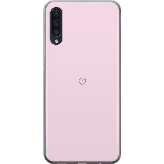 Mobile case for Samsung Galaxy A50 with Heart design