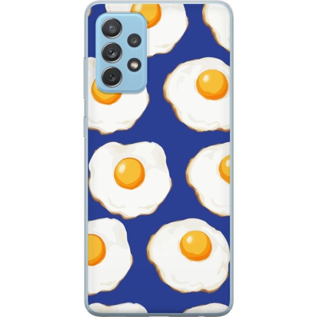 Mobile case for Samsung Galaxy A52 5G with Fried eggs design