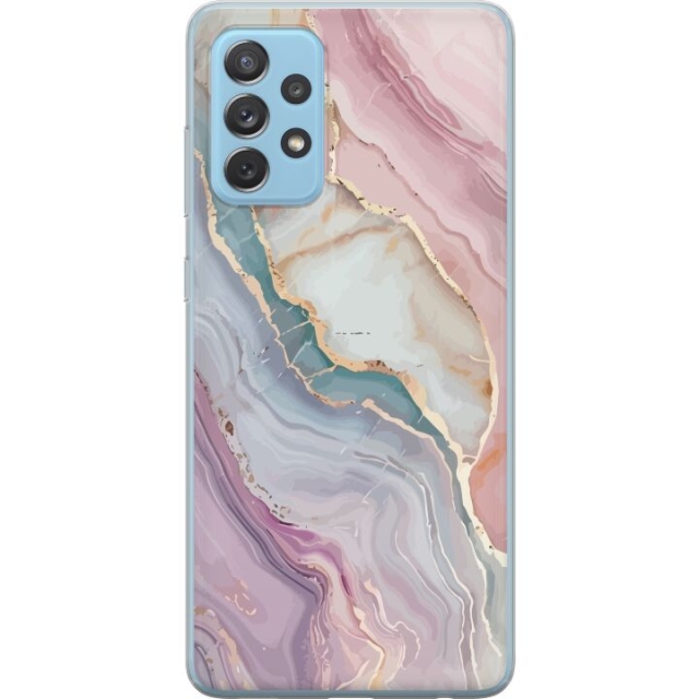 Mobile case for Samsung Galaxy A52 5G with Marble design