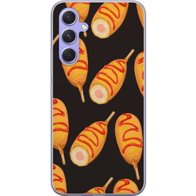 Mobile case for Samsung Galaxy A54 with Chicken drumstick design