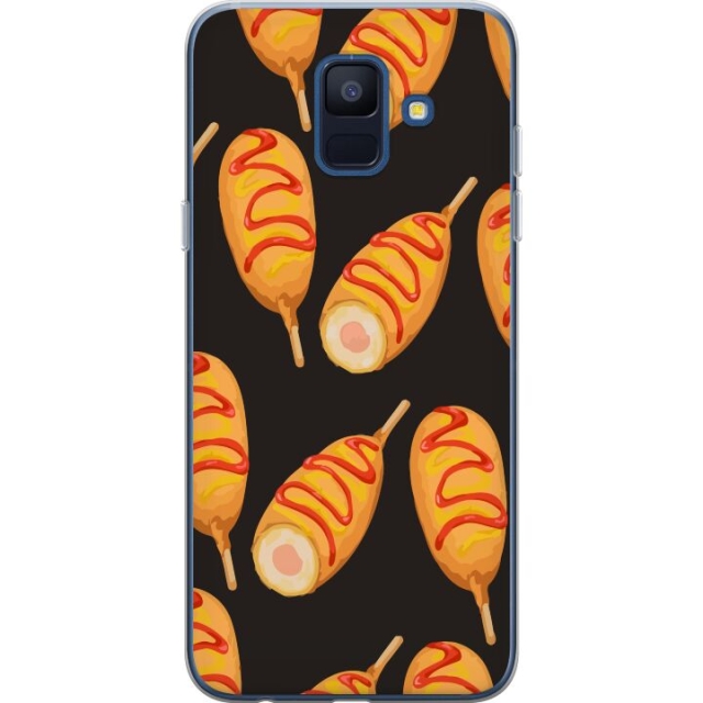 Mobile case for Samsung Galaxy A6 (2018) with Chicken drumstick design