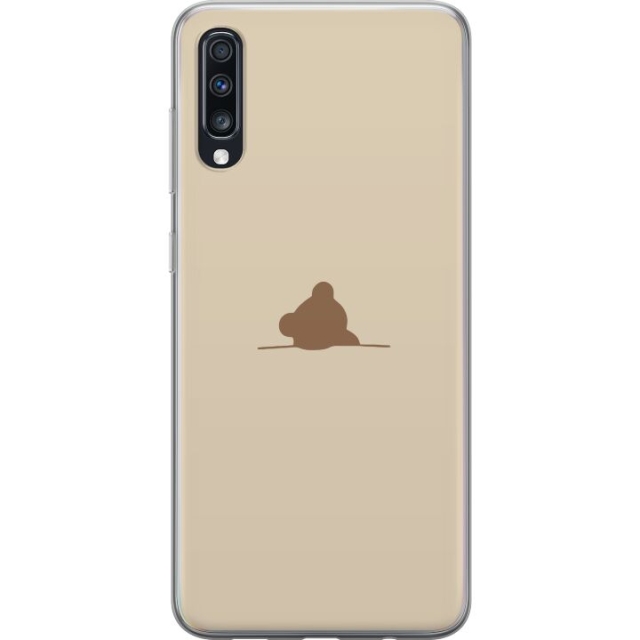 Mobile case for Samsung Galaxy A70 with Nalle design