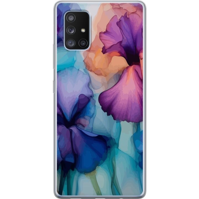 Mobile case for Samsung Galaxy A71 5G with Magical flowers design