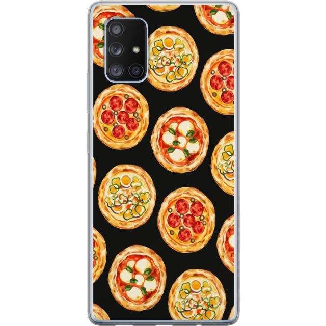 Mobile case for Samsung Galaxy A71 5G with Pizza design