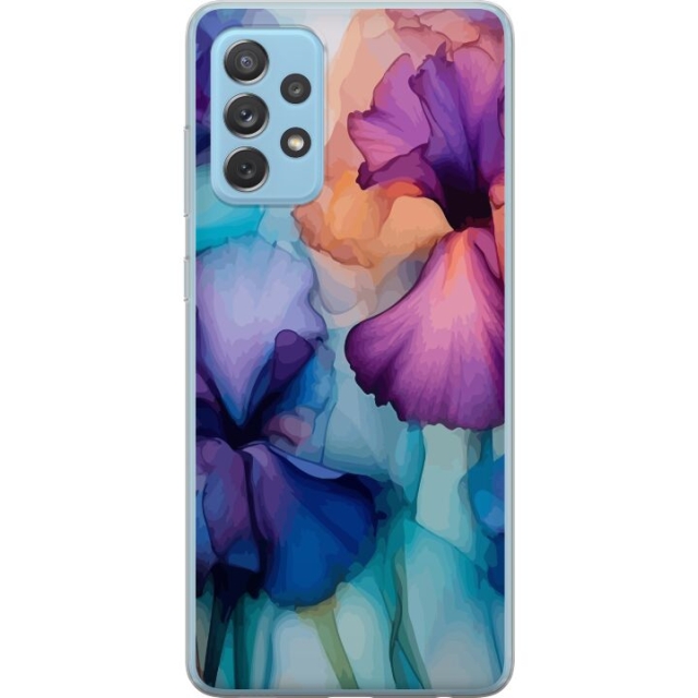 Mobile case for Samsung Galaxy A72 5G with Magical flowers design