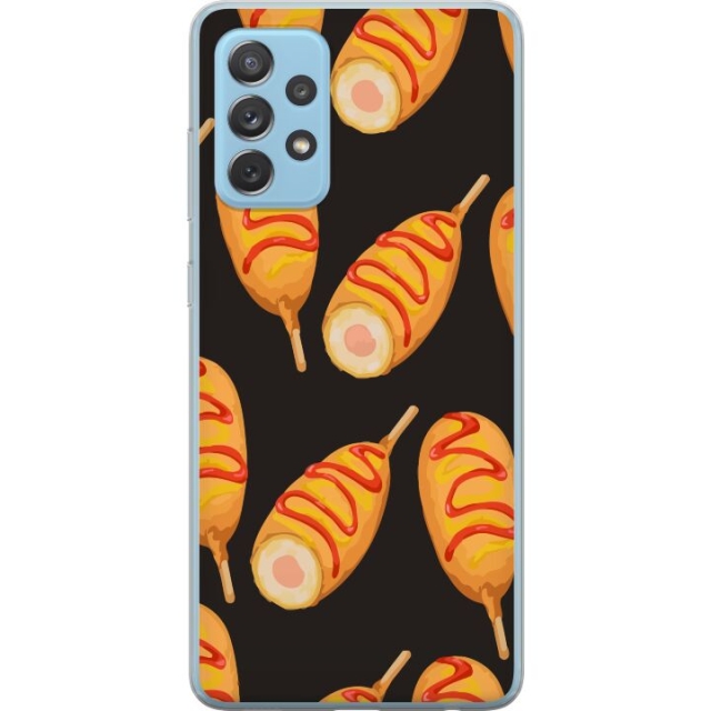 Mobile case for Samsung Galaxy A72 5G with Chicken drumstick design
