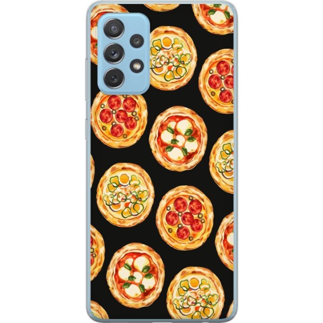 Mobile case for Samsung Galaxy A72 5G with Pizza design
