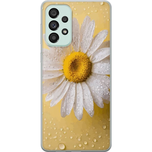 Mobile case for Samsung Galaxy A73 5G with Porslinsblomma design