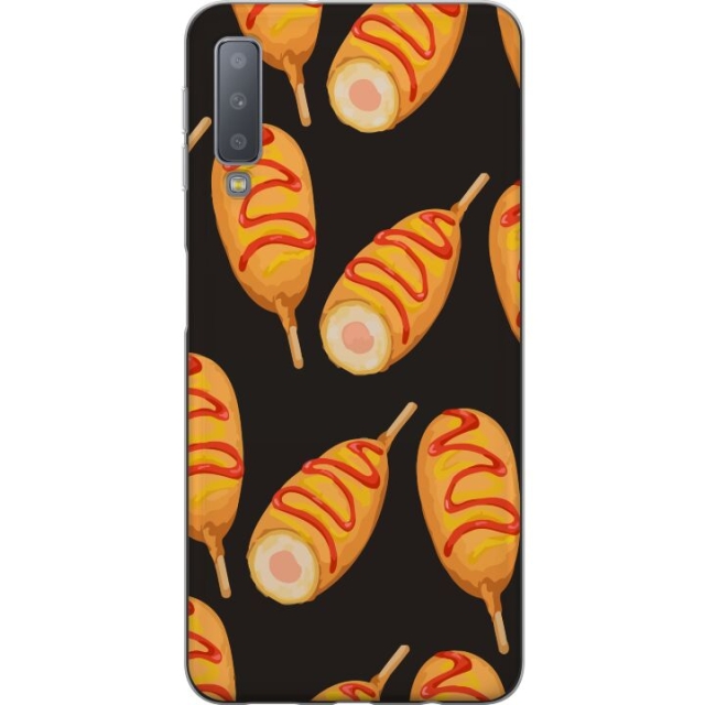 Mobile case for Samsung Galaxy A7 (2018) with Chicken drumstick design