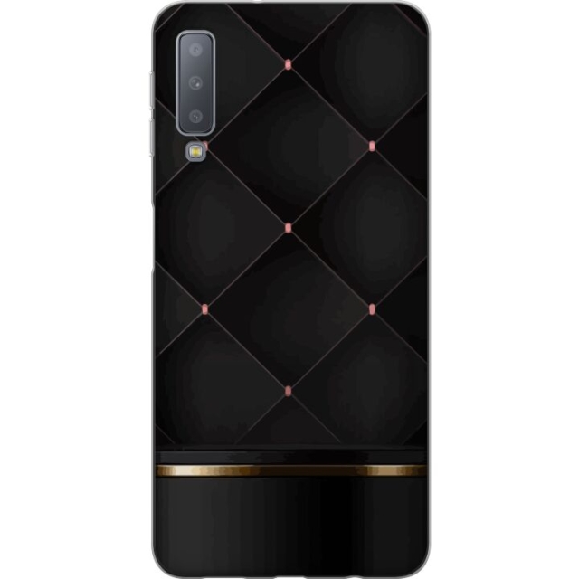 Mobile case for Samsung Galaxy A7 (2018) with Luxury line design
