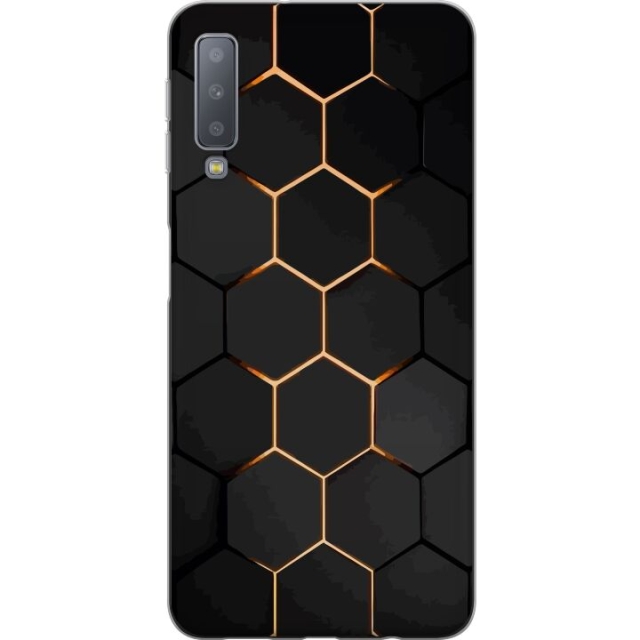 Mobile case for Samsung Galaxy A7 (2018) with Luxurious Pattern design