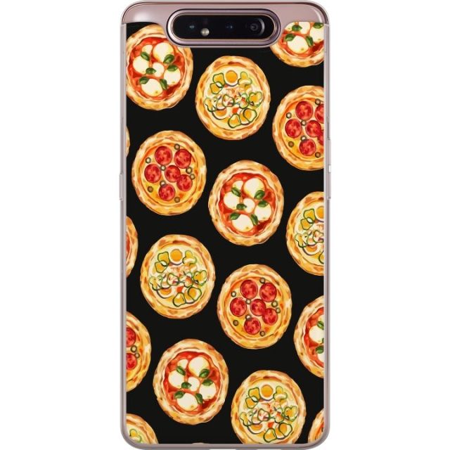 Mobile case for Samsung Galaxy A80 with Pizza design