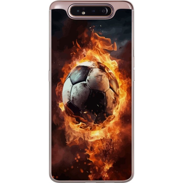 Mobile case for Samsung Galaxy A80 with Football design