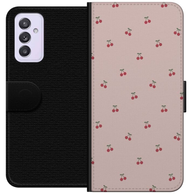 Wallet case for Samsung Galaxy A82 5G with Cherry design